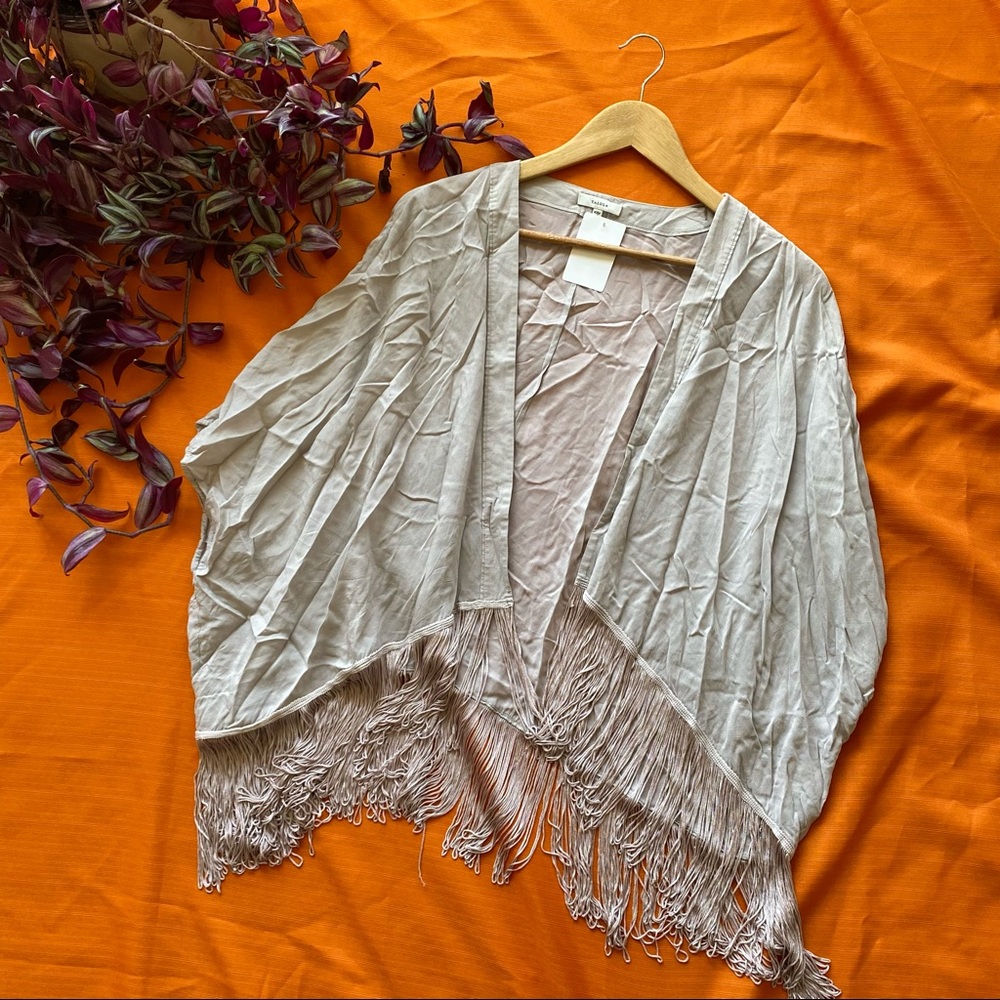 ❤️3 for $30❤️ New with Tags Talula Fringe Cream Shall